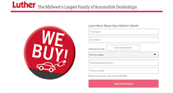 Desktop Screenshot of lutherbuyscars.com